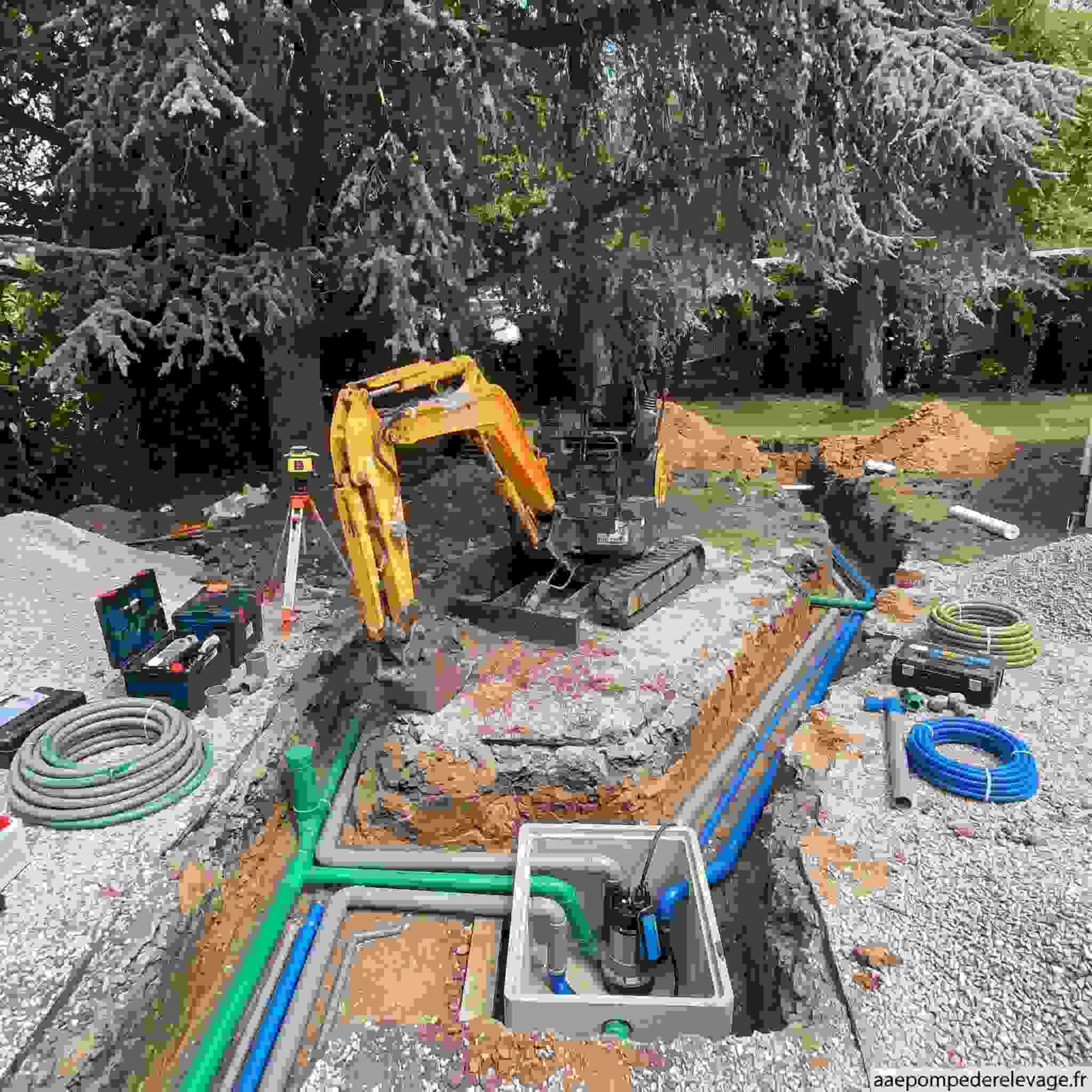 travaux depannage pompe de relevage ile de france